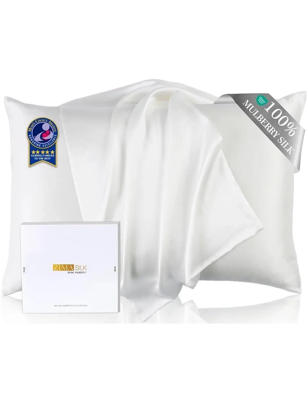ZIMA SILK Queen Pillowcase 100% Mulberry Silk New Luxury Bedding